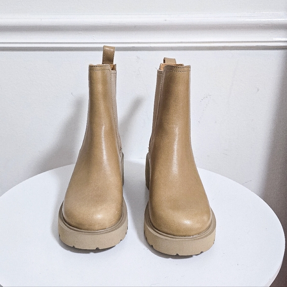 Camper Milah beige Chelsea leather boots size 38 - Picture 3 of 11